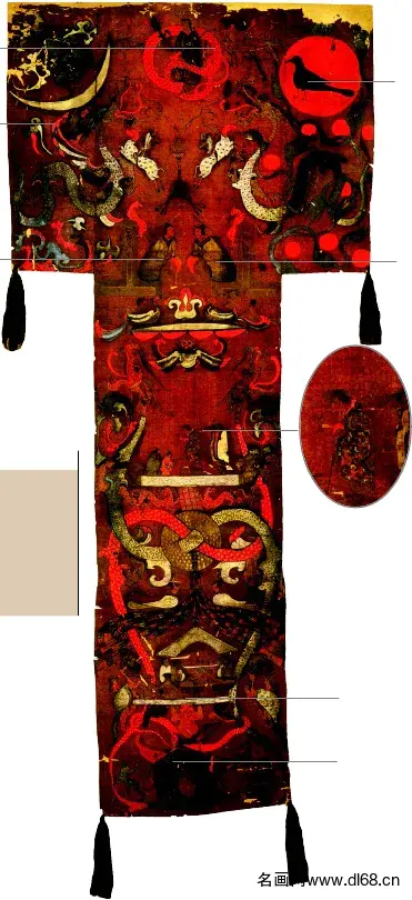 长沙马王堆一号汉墓帛画-高清下载