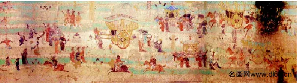 张议潮统军出行图