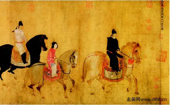 虢国夫人游春图-张萱-高清下载