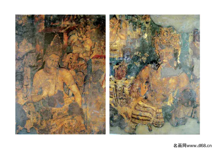 手持莲花和金刚的菩萨