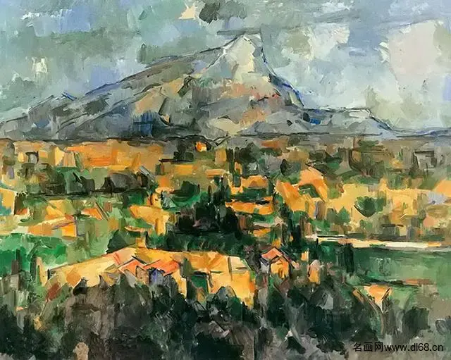 圣维克多山-保罗・塞尚-高清下载