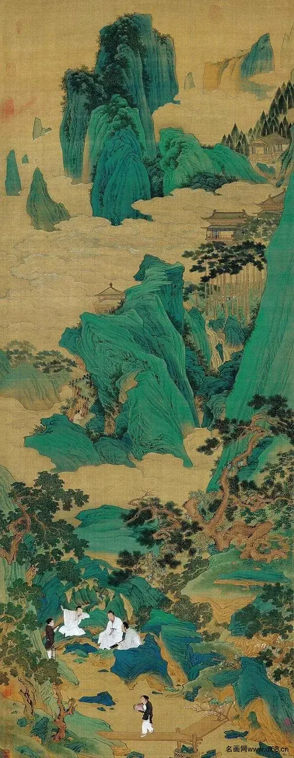 桃源仙境图-仇英-高清下载