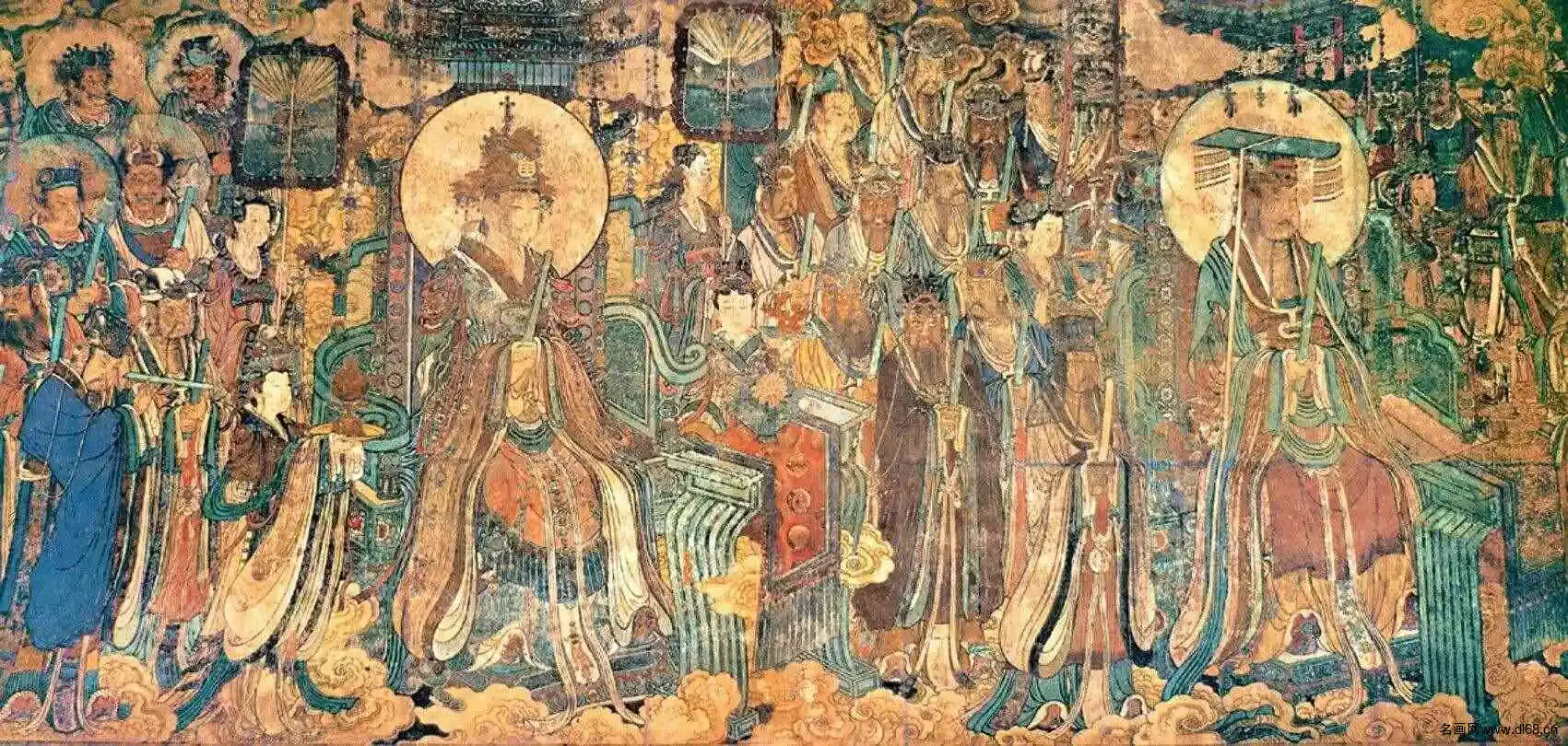 朝元图-永乐宫壁画