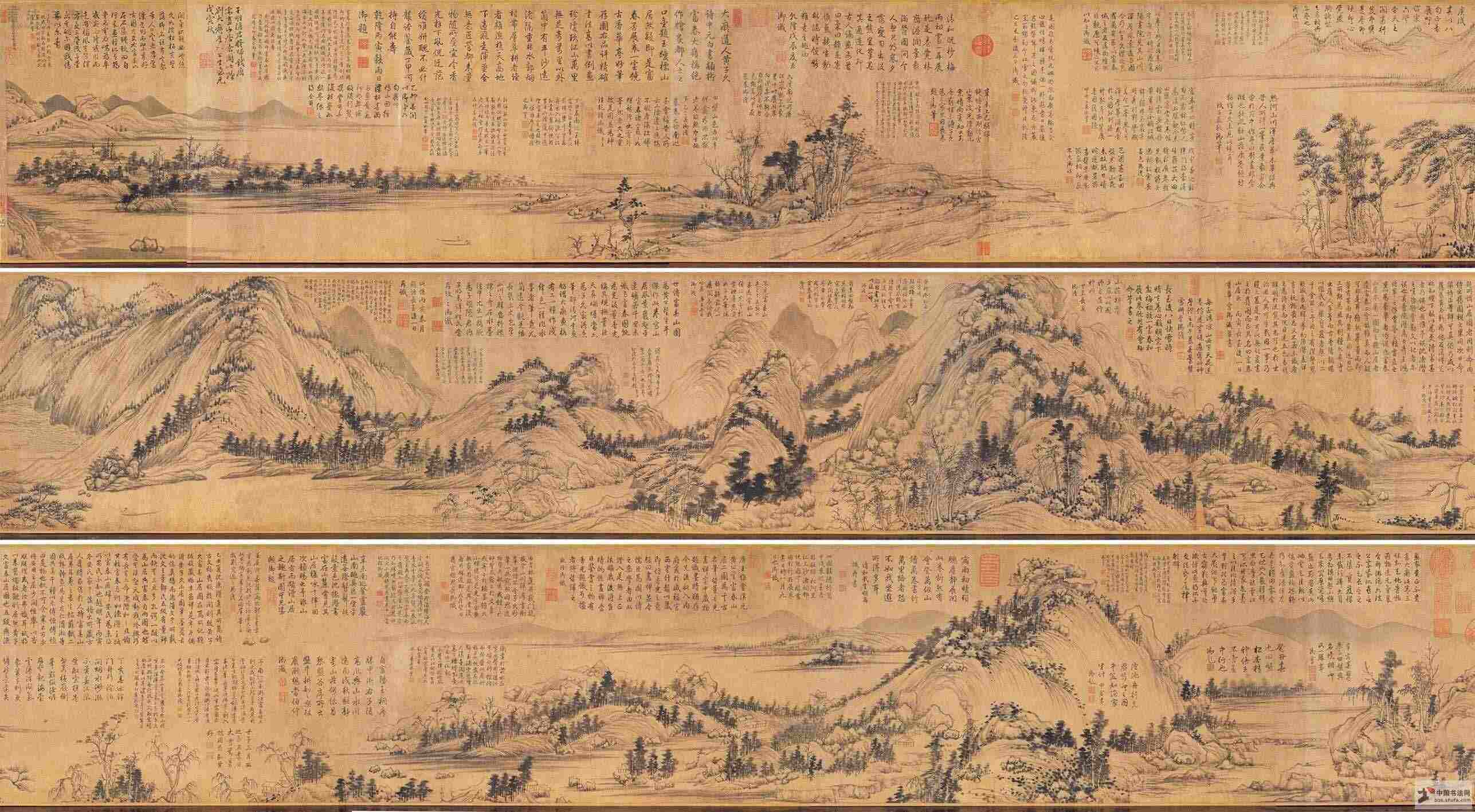 富春山居图--黄公望-高清下载