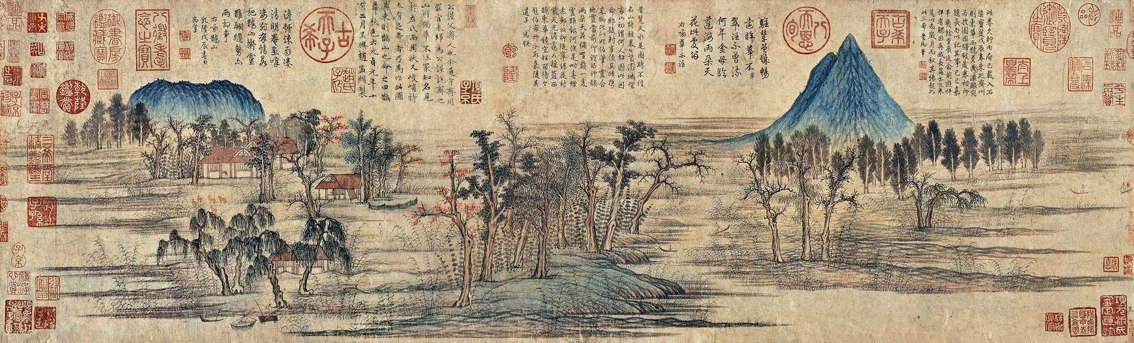 鹊华秋色图-赵孟頫-高清下载