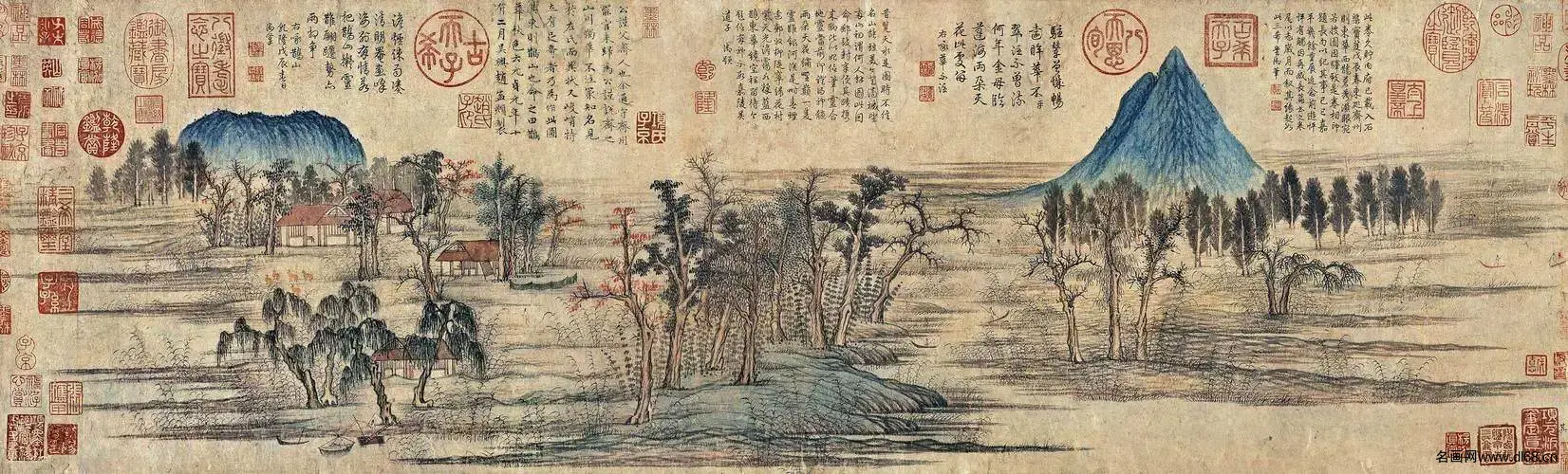 鹊华秋色图-赵孟頫-高清下载