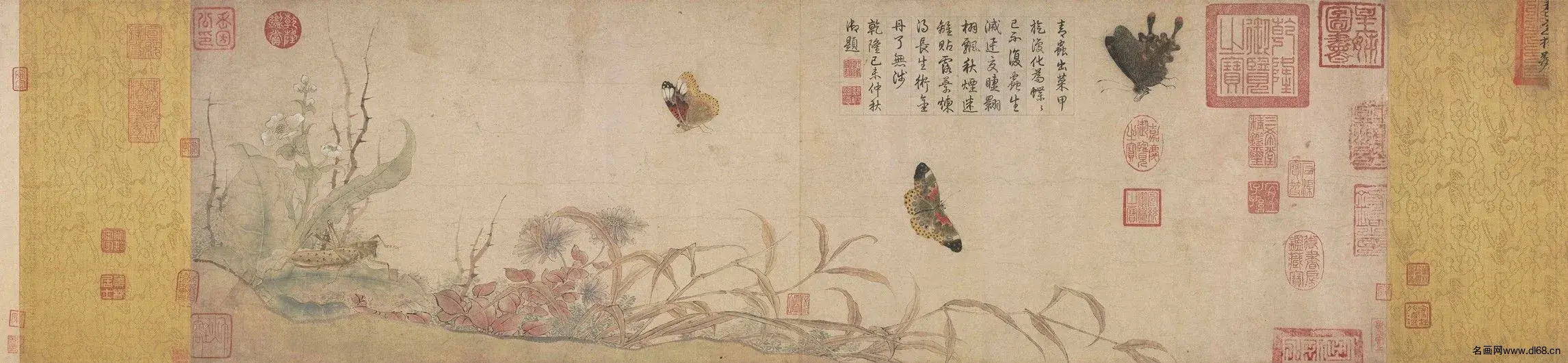 写生蛱蝶图--赵昌-高清下载