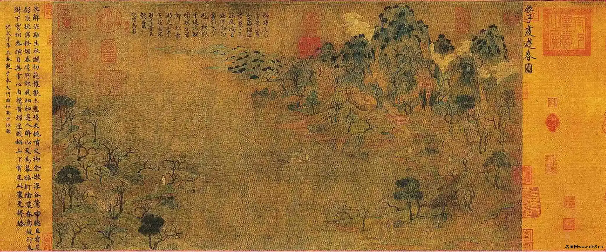 游春图-展子虔-高清下载