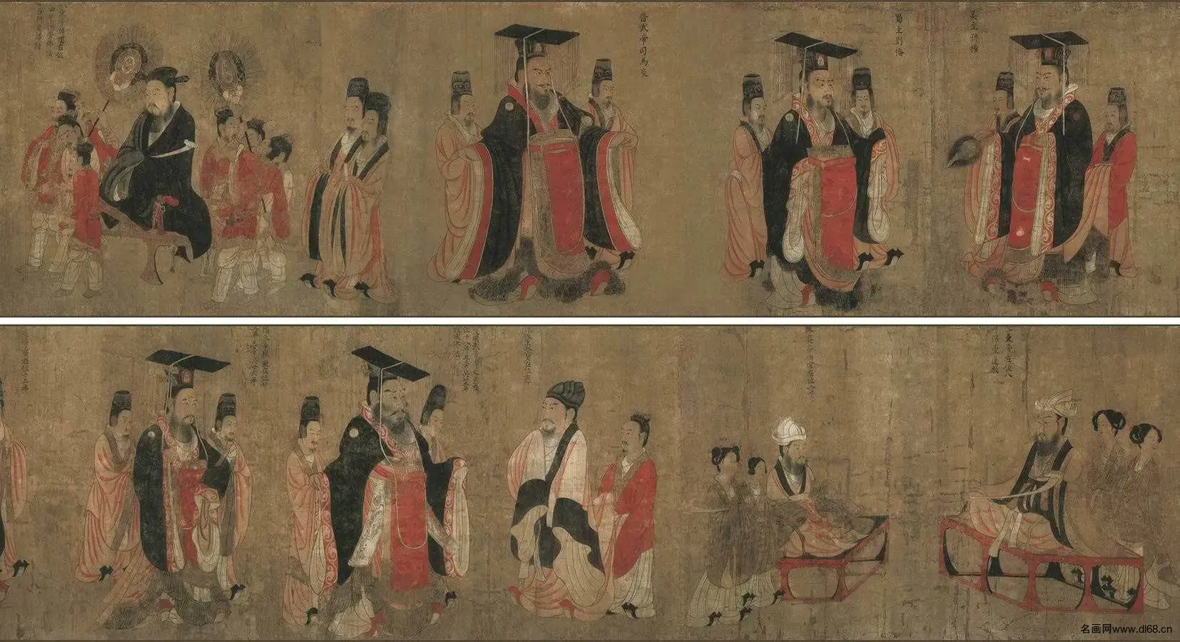 历代帝王图-阎立本-高清下载