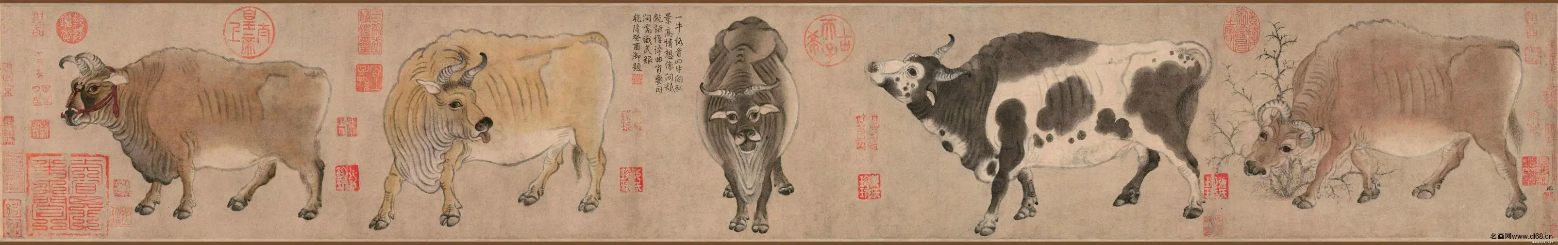 五牛图-韩愰-高清下载