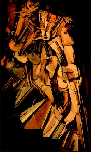 下楼梯的裸女:第二号-杜尚